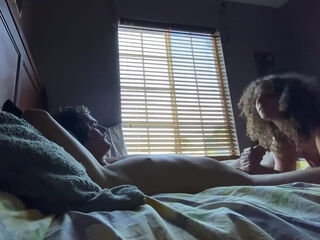 Sexy Curly Jewish Stepmom Wakes Her Stepson Up With a Hot Morning Fuck