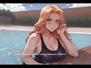 My New Girlfriend Taboo Hentai Game Ep.2 Small Tits Stepsis and Stepmom MILF Are Teasing Me in Swimsuit!